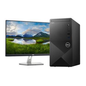 Десктоп - (Vostro Desktop 3910, 12th Gen Intel(R) Core(TM) i3-12100, 8GB, DDR4, 2666MHz, 3.5" 1TB 7200RPM SATA Hard Drive, DVD Drive
