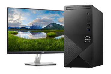 Десктоп — (Vostro Desktop 3910,  12th Gen Intel(R) Core(TM) i3-12100, 8GB, DDR4, 2666MHz, 3.5″ 1TB  7200RPM SATA Hard Drive, DVD Drive