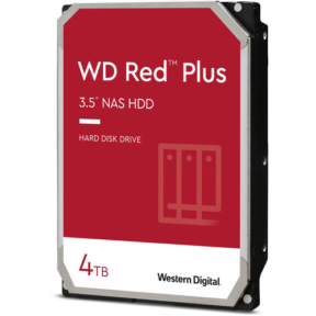 WDl 4TB WD Red Plus NAS Internal Hard Drive HDD – 5400 RPM, SATA 6 Gb/s, CMR, 256 MB Cache, 3.5″ -WD40EFPX