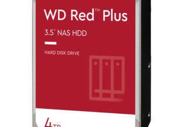 WDl 4TB WD Red Plus NAS Internal Hard Drive HDD — 5400 RPM, SATA 6 Gb/s, CMR, 256 MB Cache, 3.5″ -WD40EFPX