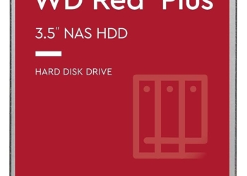 WD 10TB WD Red Plus NAS Internal Hard Drive HDD — 7200 RPM, SATA 6 Gb/s, CMR, 256 MB Cache, 3.5″